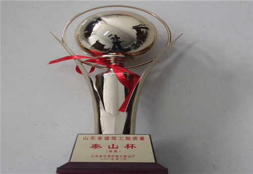 山東建筑工程質(zhì)量最高獎泰山杯獎